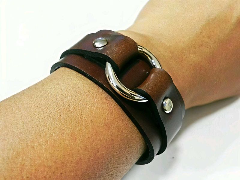 Leather Cuff Bracelet Unisex