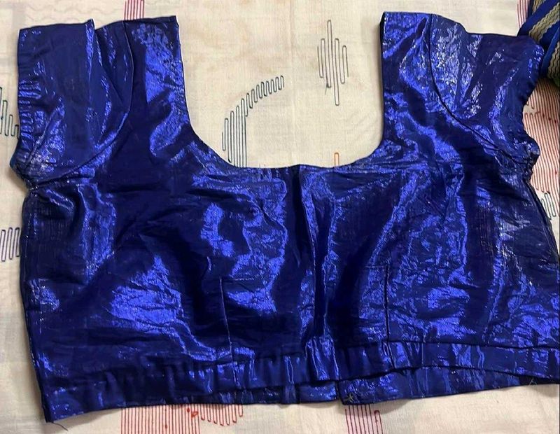 shimmery Blue  Blouse