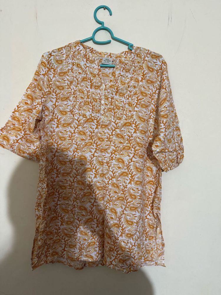 Paisley Print Kurta