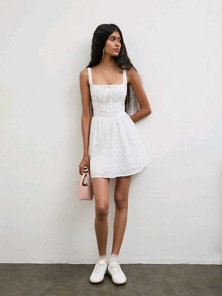 Westside White Mini Dress