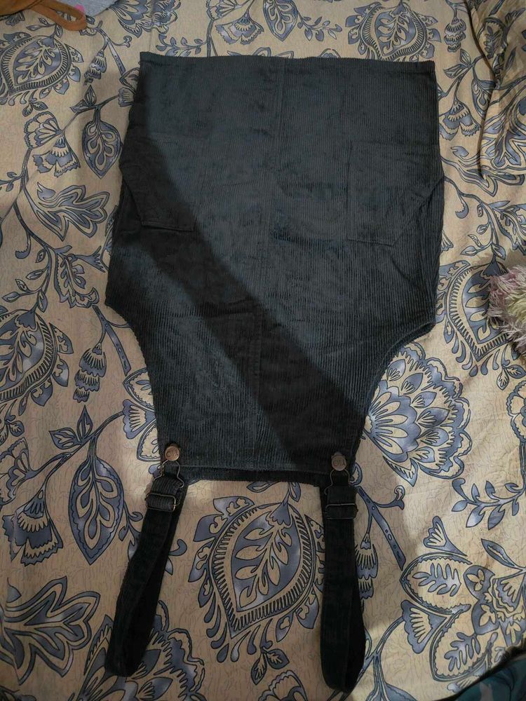 Corduroy Overall Skirt