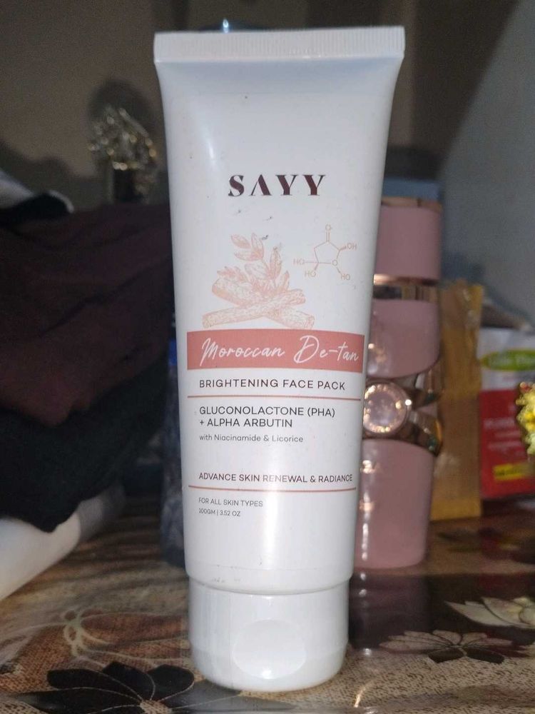 Savyy Moroccan De-tan Brightening Face Pack