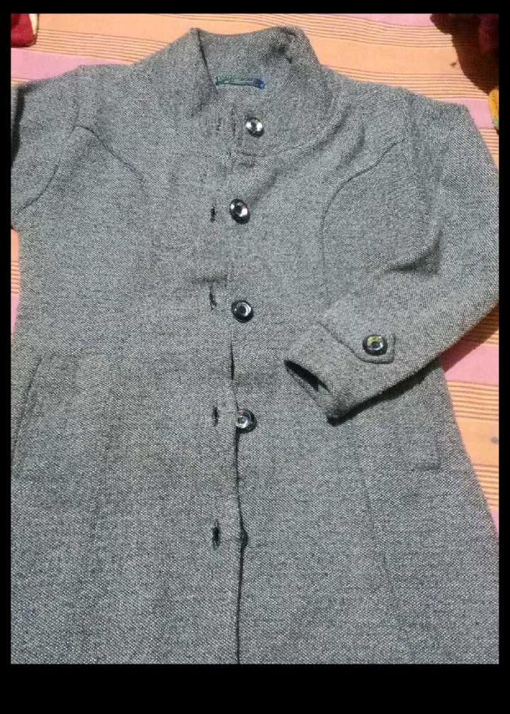 Stylish Grey Women's Coat