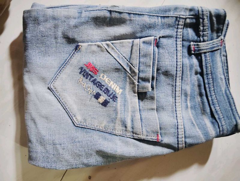 Vintage Blue Denim Jeans