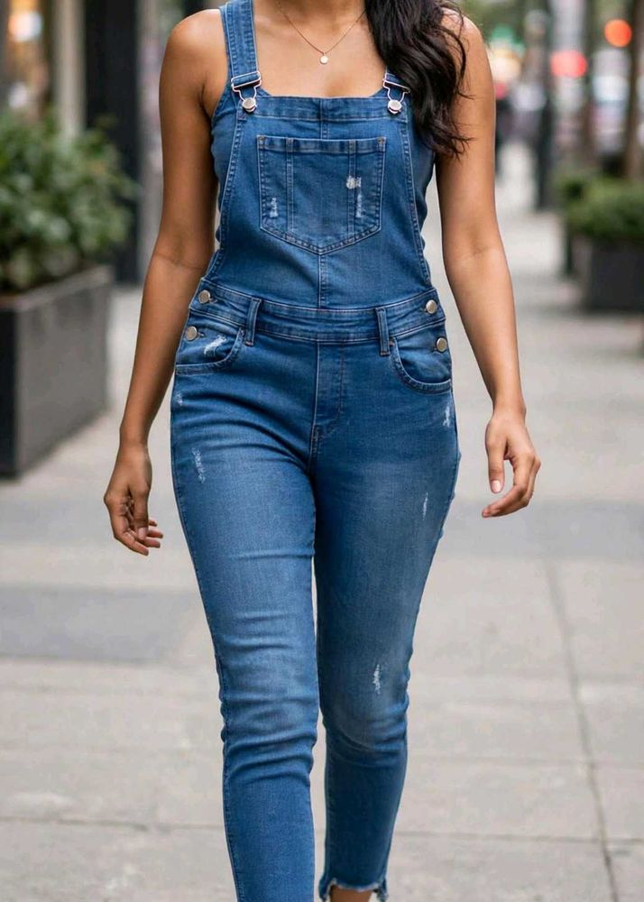Womens Denim Overalls