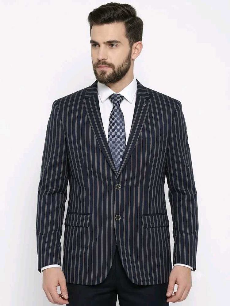 Men's Striped Blazer