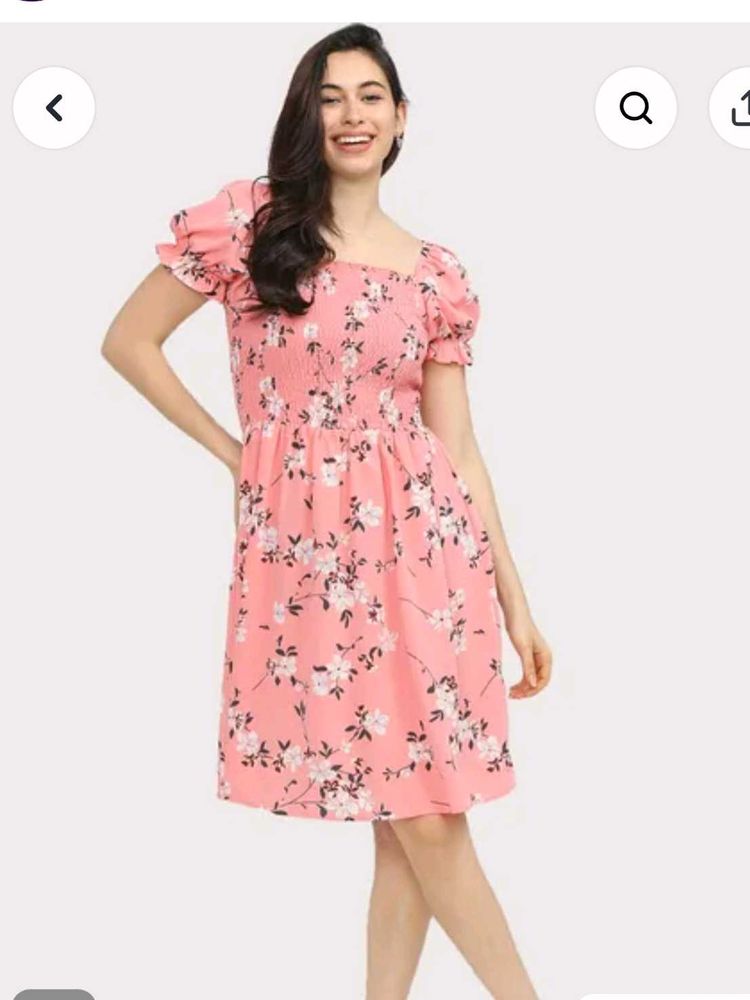 IN HALF PRICE Floral Print Dress
