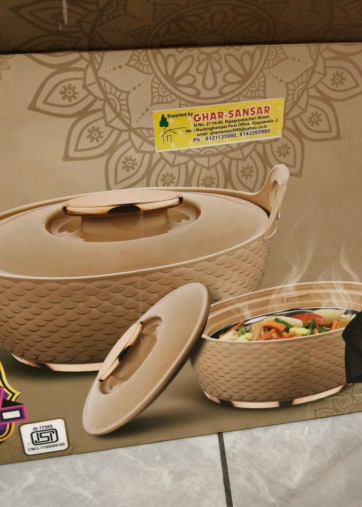 Insulated Casserole Hot Pot Set