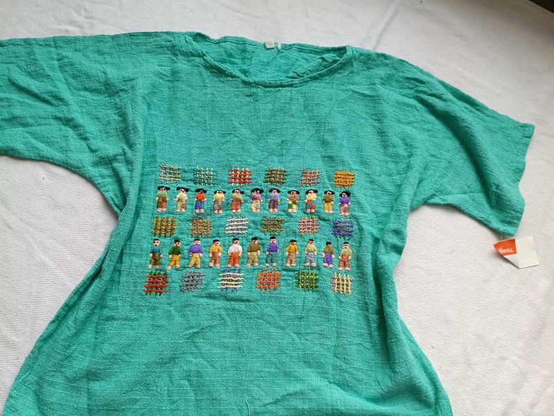 Unique Embroidered Kurta Top