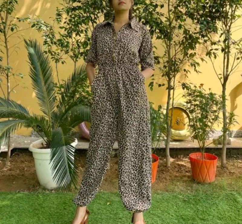 Tigerprint Jumpsuit