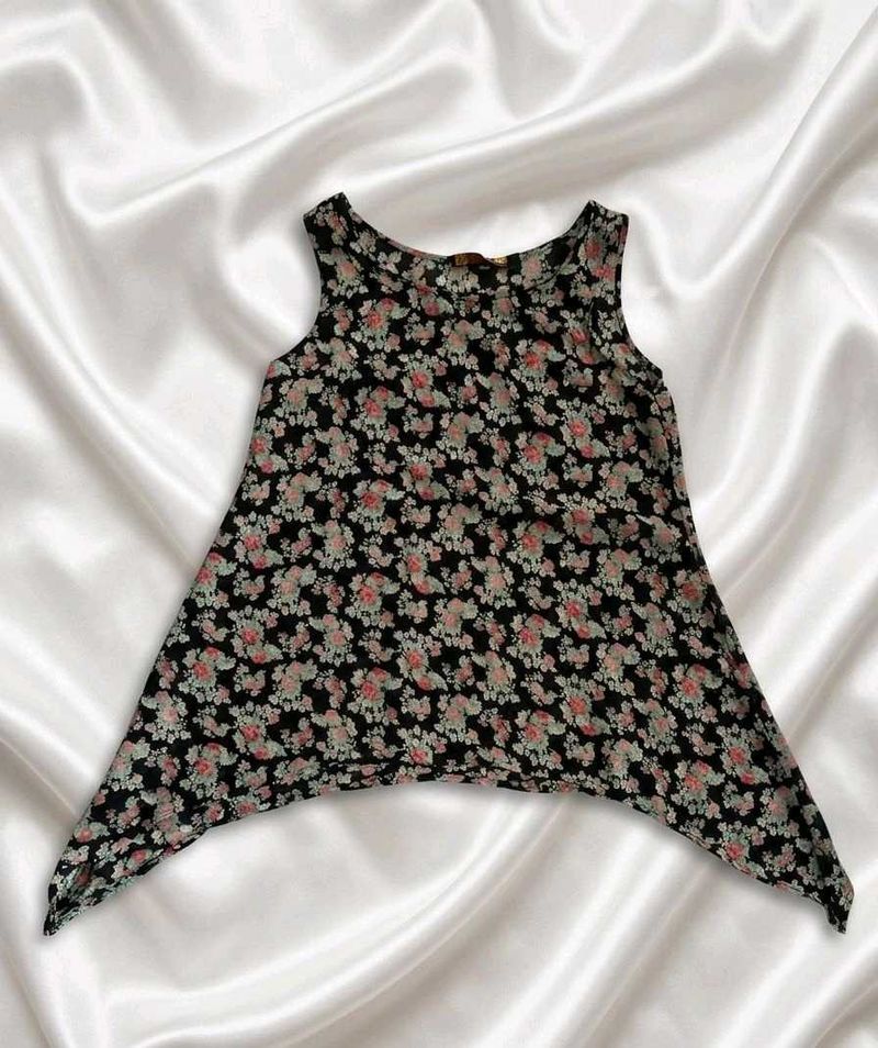 Floral Sleeveless Top