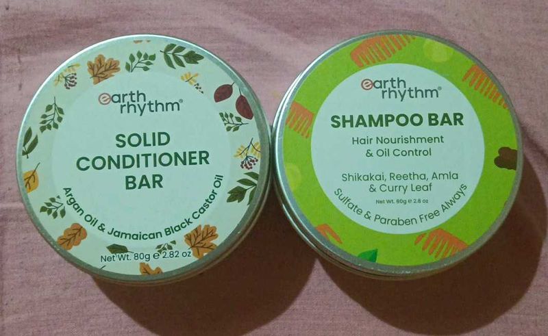 Earth Rhythm Solid Shampoo &amp; Conditioner Bars