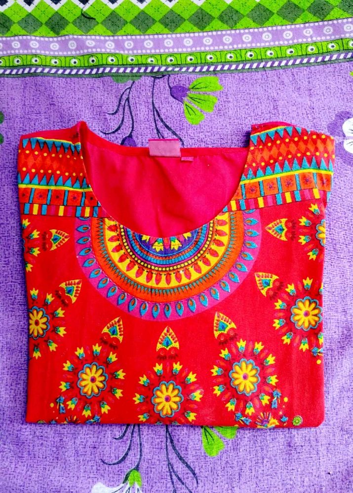 Red Kurta