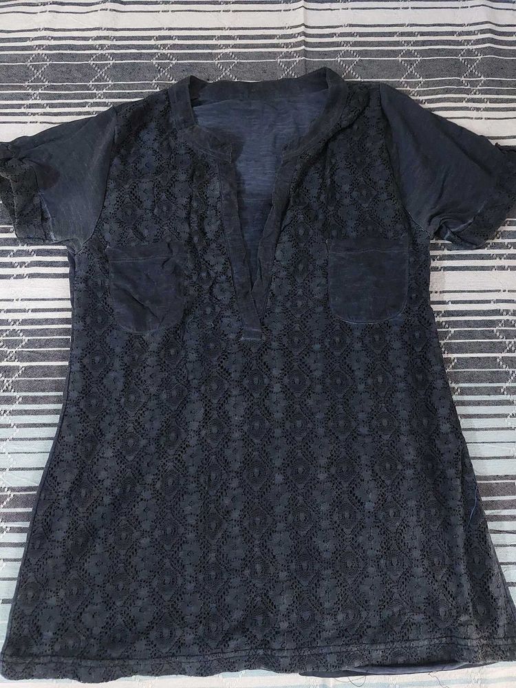 Chic Lace Detail Top