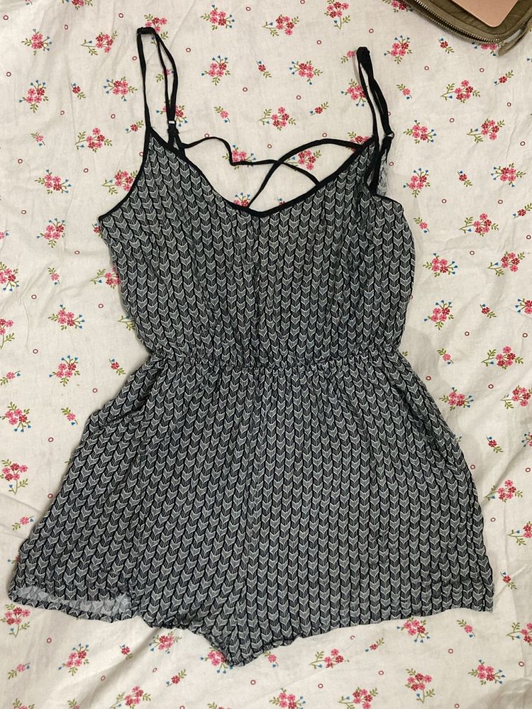 Backless Playsuit