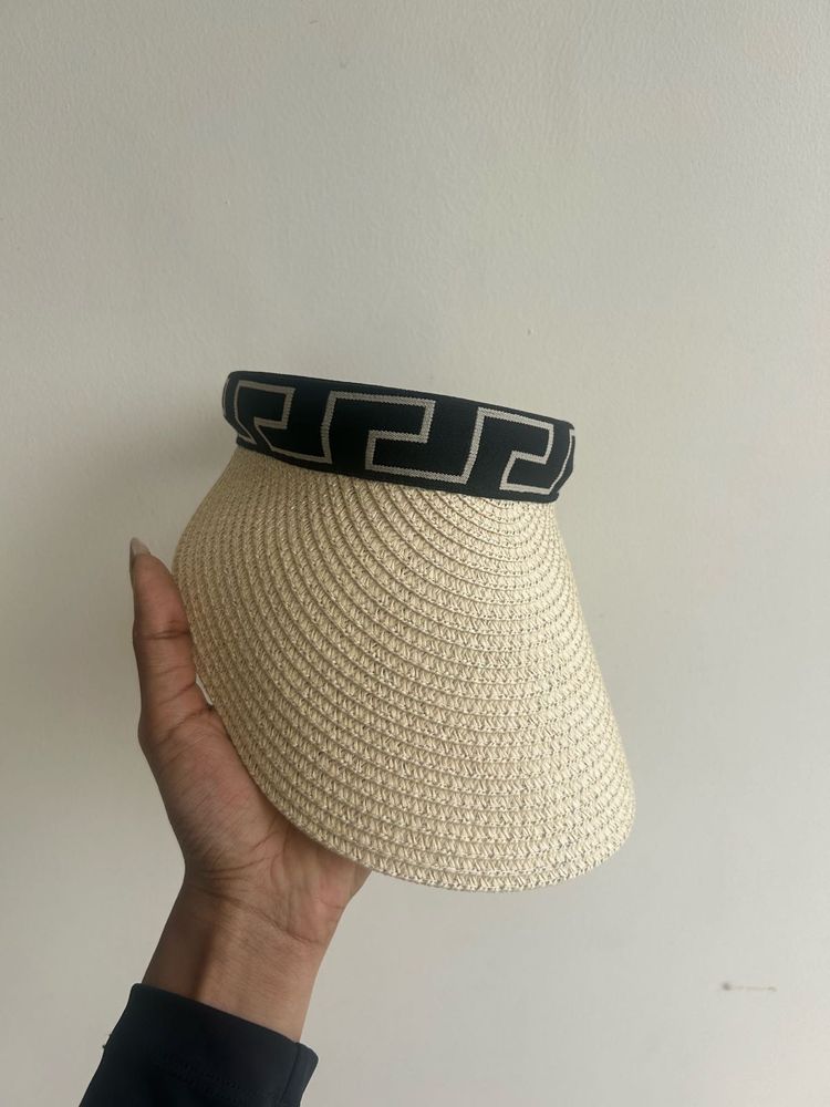 Stylish Straw Visor Hat