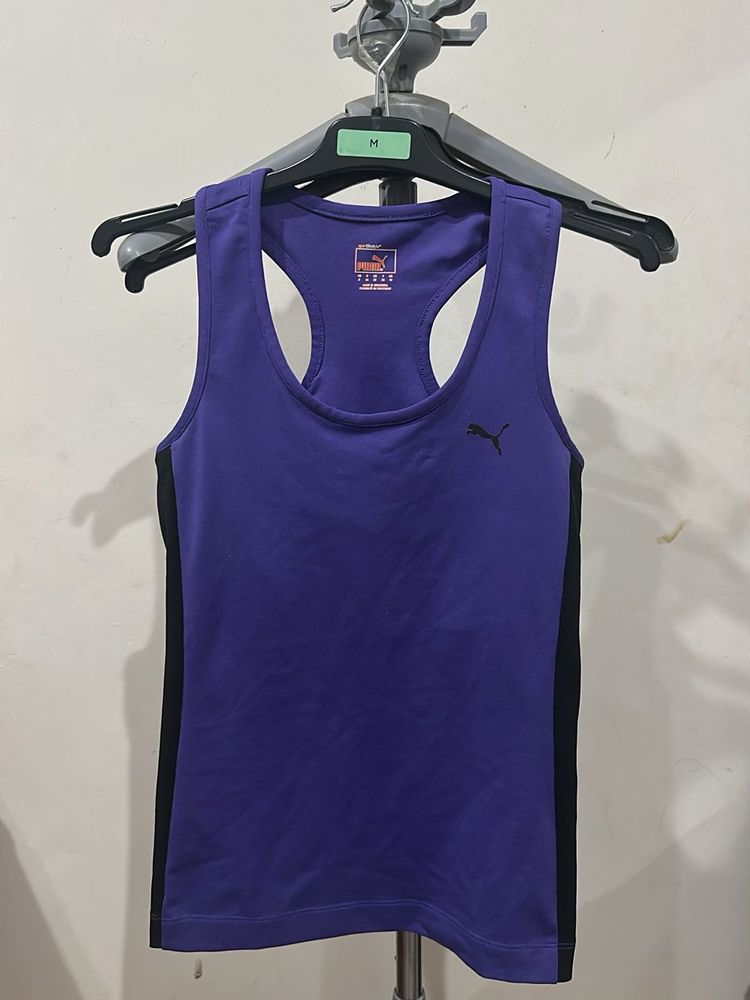 Puma Purple Racerback Tank Top