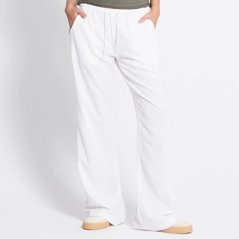 White Linen Pants