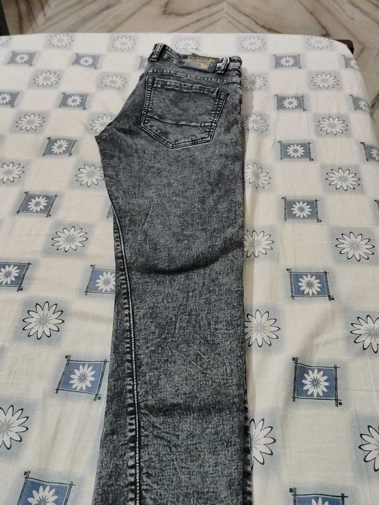 Men's Acid Wash Jeans