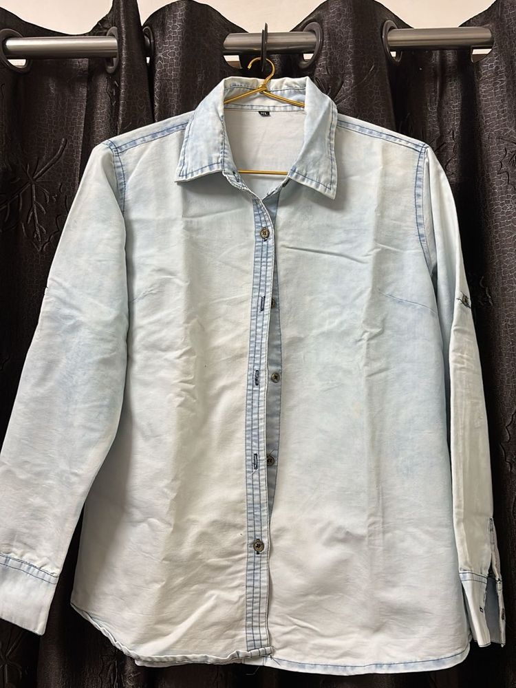 Light Wash Denim Shirt