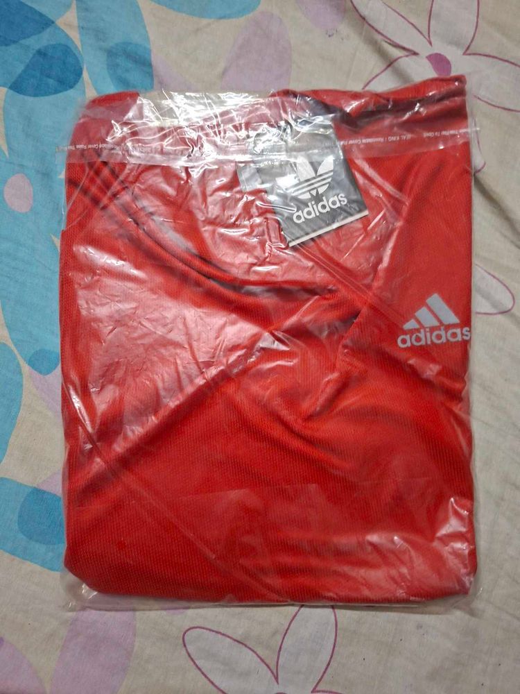 Adidas Red T-Shirt - New with Tag