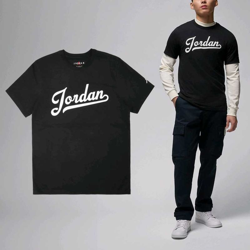 Jordan Men's Black T-Shirt new piece