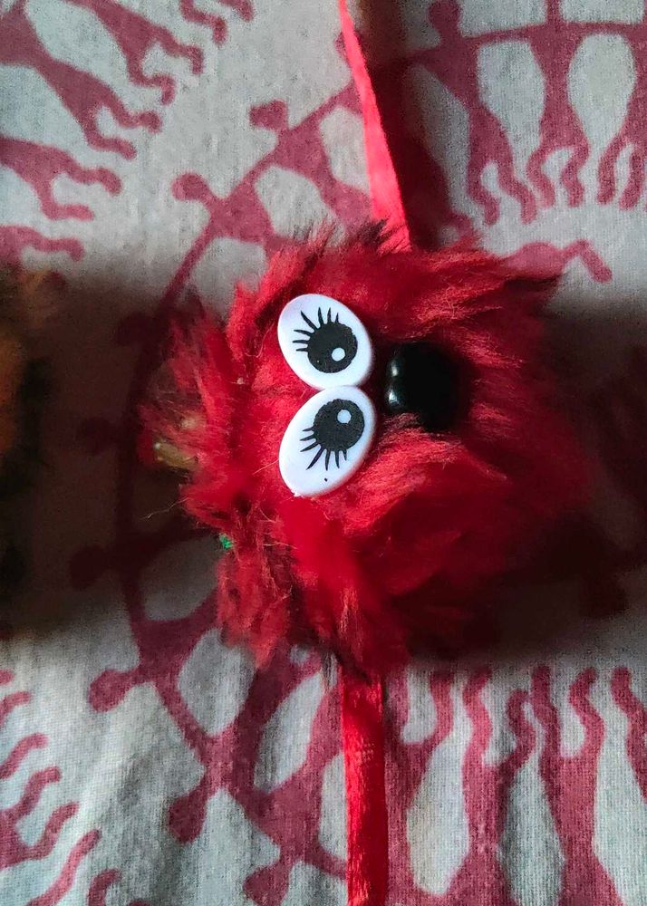 Red Furry Rakhi