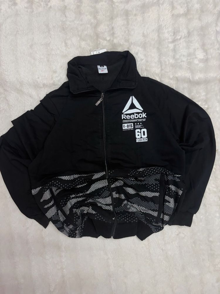 Reebok Black Zip-Up Jacket