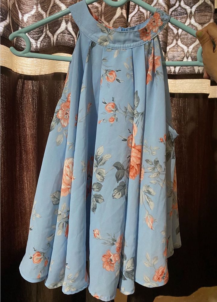 Light Blue Floral top