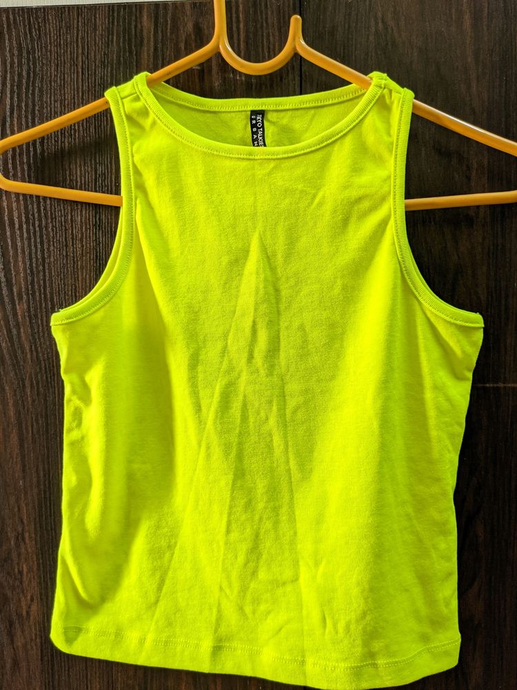 Neon Green Tank Top