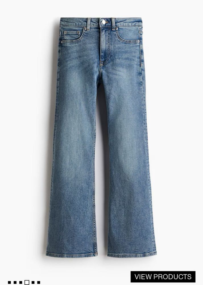 H&amp;M Blue Flare Jeans
