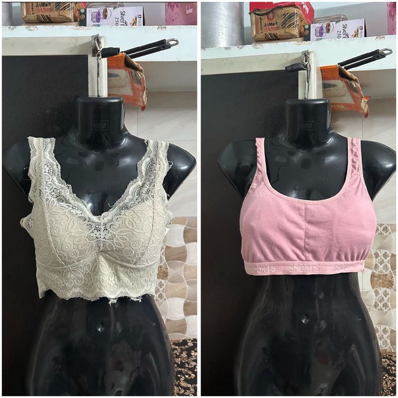 Lace Bralette Crop Top
