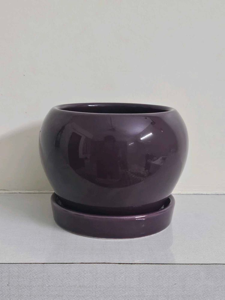 Apple Shaped Ceramic Plant Holder