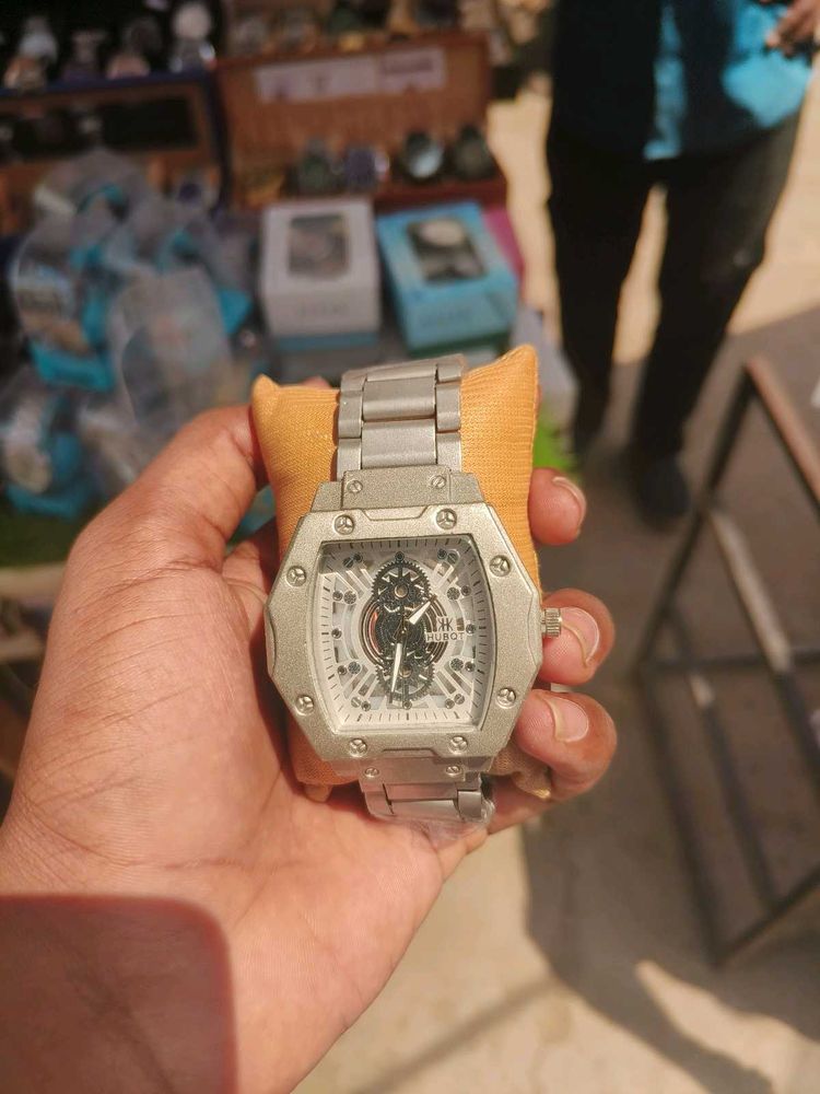 WHITE HUBOT WATCH