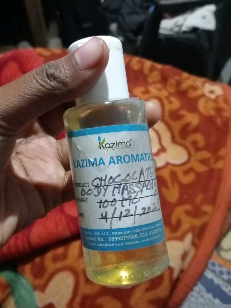 Kazima Aromatics Chocolate Body Massage Oil