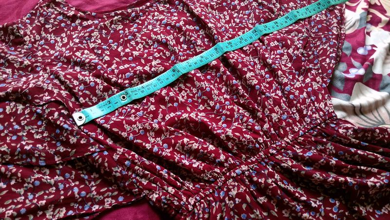 Floral Print Dress Kurtis