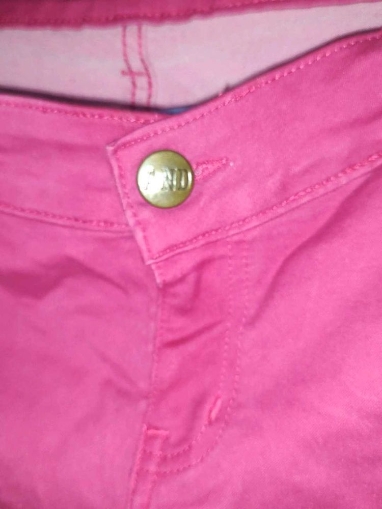 AND denim Pink Jeans Never Used..