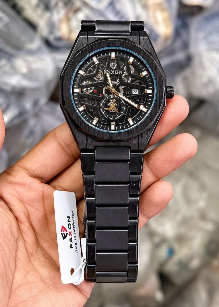 FAXON Automatic Skeleton Watch