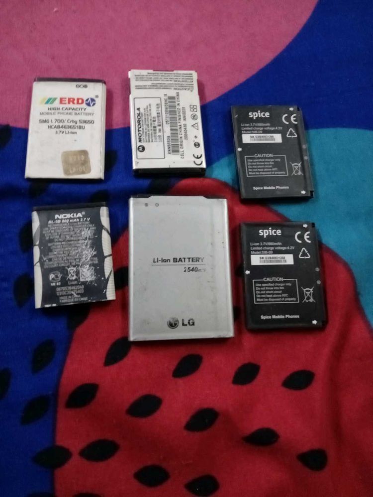 Assorted Mobile Phone Batteries