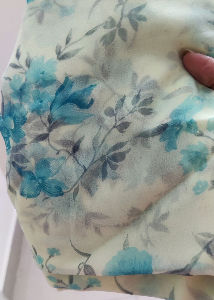 Georgette Floral Prints Beach Wear Swimsuit Cover