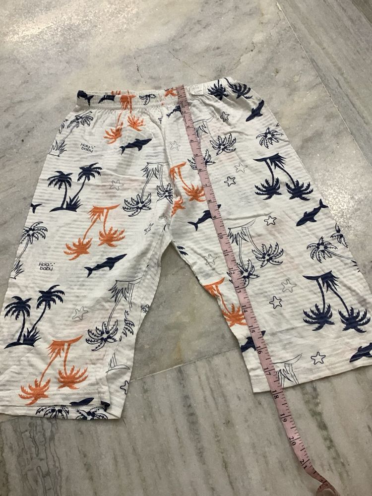 Cute Tropical Print Shorts