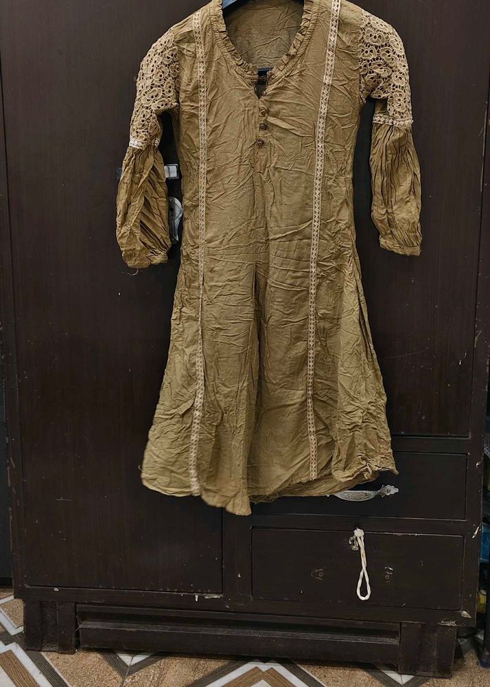 Ethnic Olive Kurta