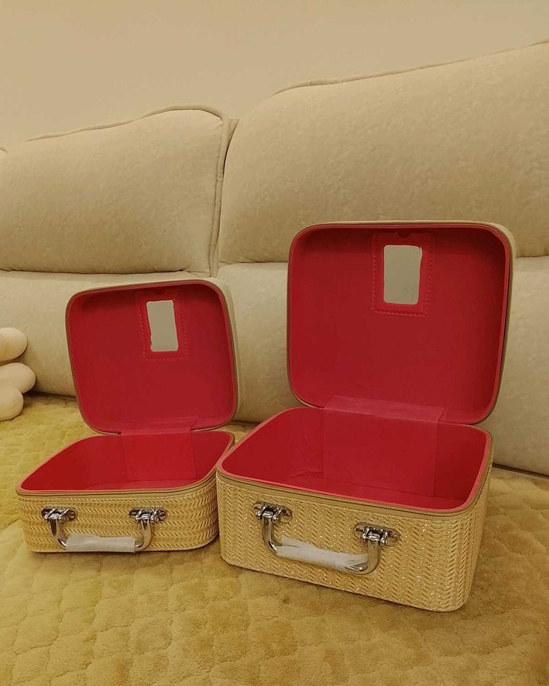 Sparkling Gold Cosmetic storage boxes