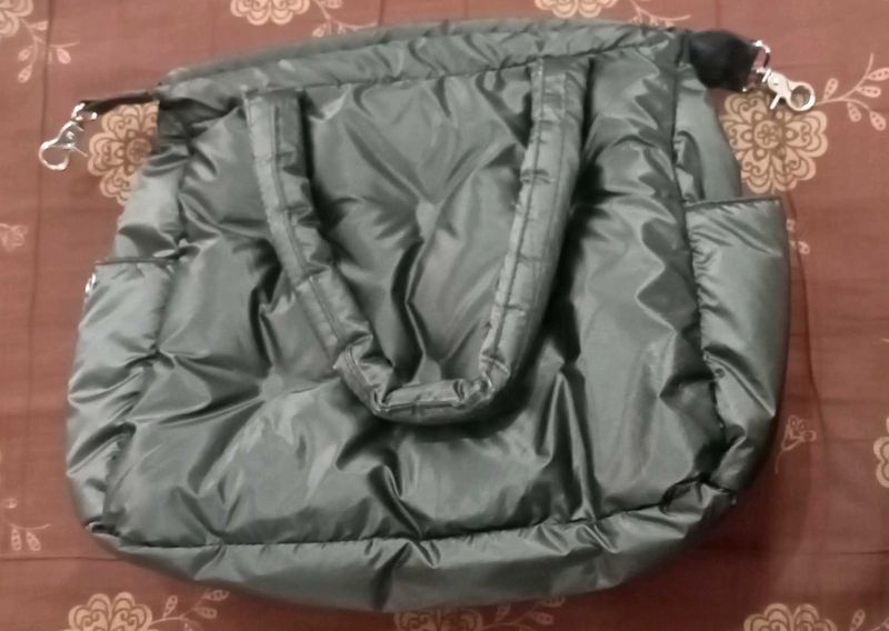 Chic Black Puffer Crossbody Bag