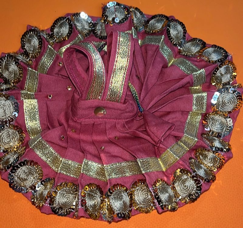 Laddu Gopal Fancy Dress Fabric Cotton