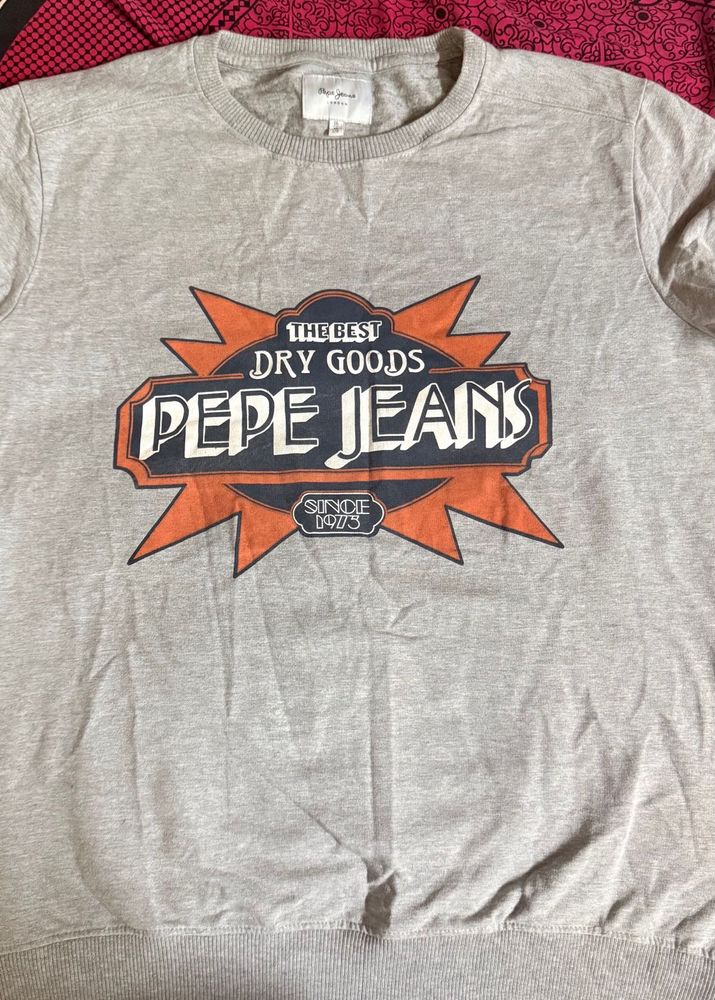 Pepe Jeans Grey Graphic T-Shirt
