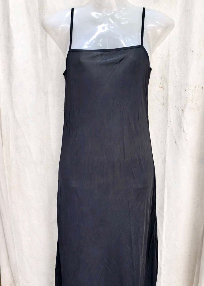 Sheer Black Slip Dress