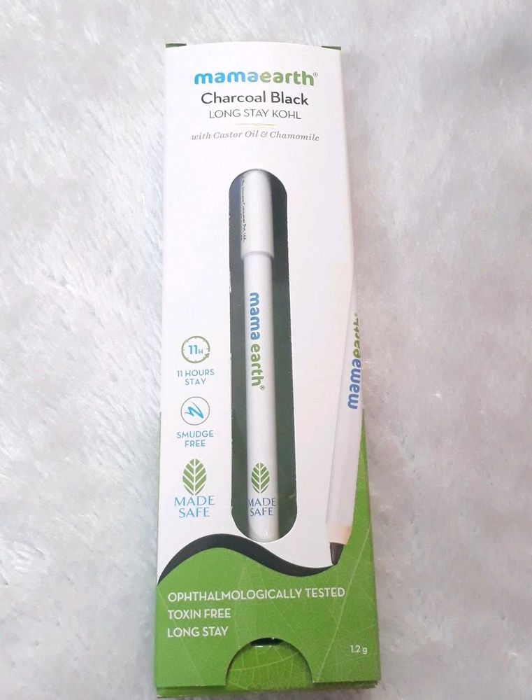 Mamaearth Charcoal Black Long Stay Kohl