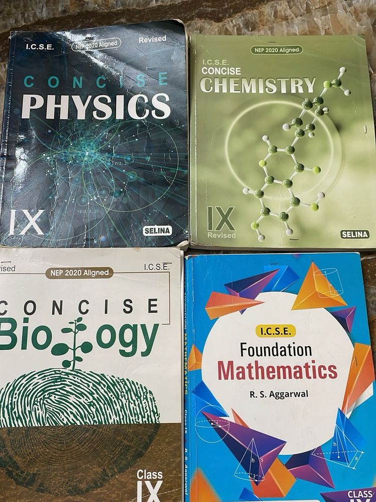 ICSE Class 9 Science &amp; Math Books