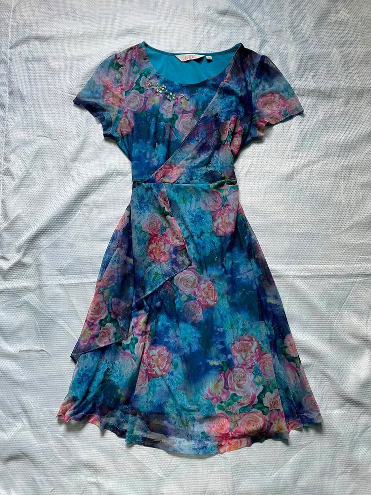 Bohemian Floral Print Dress